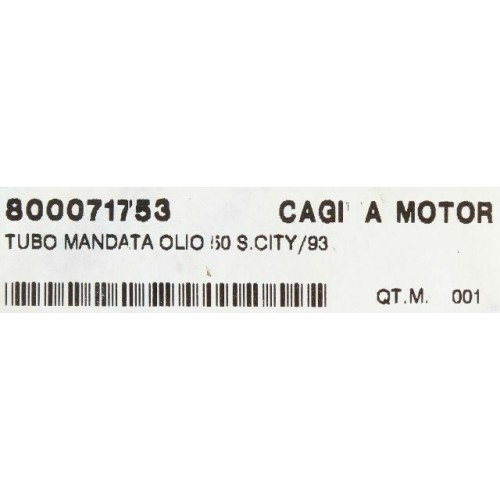 Tubo olio freno posteriore Cagiva...