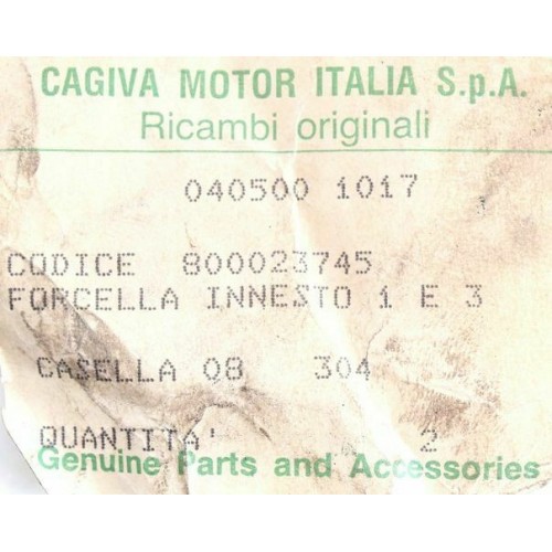 Forcella innesto marce Cagiva SST 125...