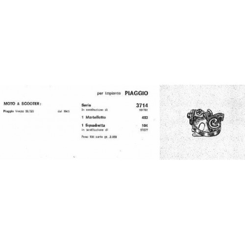 Contatti Vespa 50 originali epoca di...