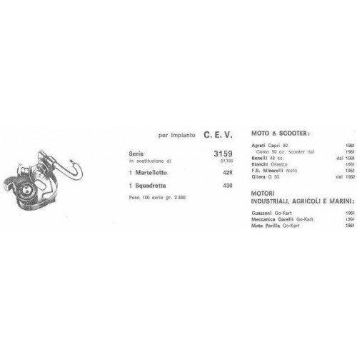 Contatti impianto Cev ICET 3159