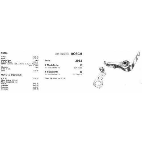 Contatti impianto Bosch Icet 3083