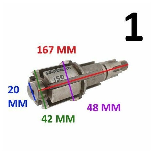 Albero ruota posteriore Innocenti...