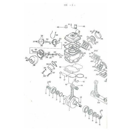 Catalogo ricambi motore Aprilia 127...