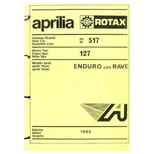 Catalogo ricambi motore Aprilia 127...