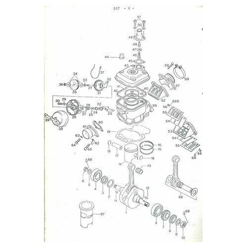 Catalogo ricambi motore Aprilia 127...