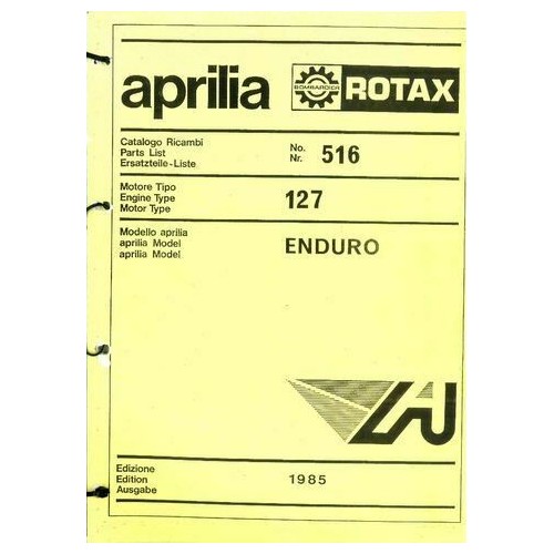 Catalogo ricambi motore Aprilia 127...