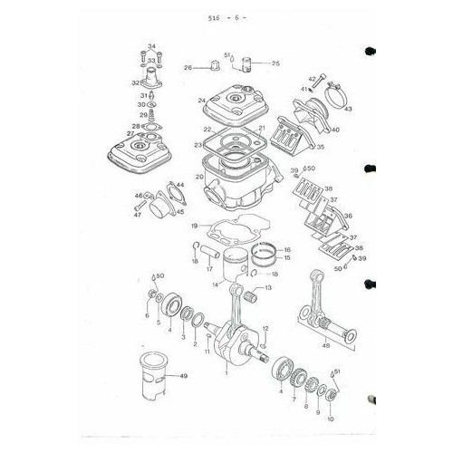 Catalogo ricambi motore Aprilia 127...