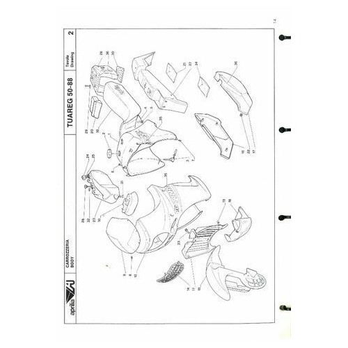 Catalogo ricambi in PDF per Aprilia...