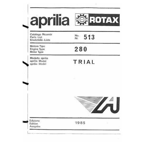 Catalogo ricambi motore Aprilia 280...