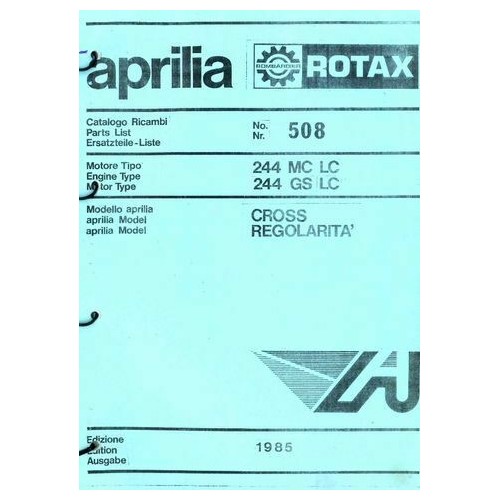 Catalogo ricambi motore Aprilia 244...