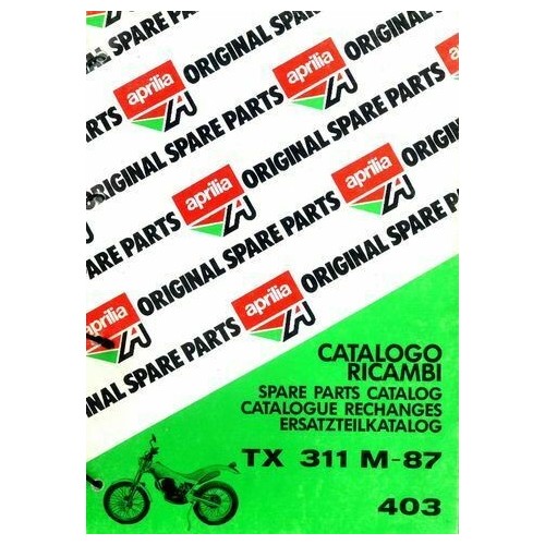 Catalogo ricambi telaio Aprilia TX...