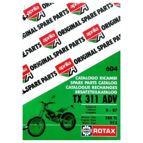 Catalogo ricambi motore Aprilia TX...