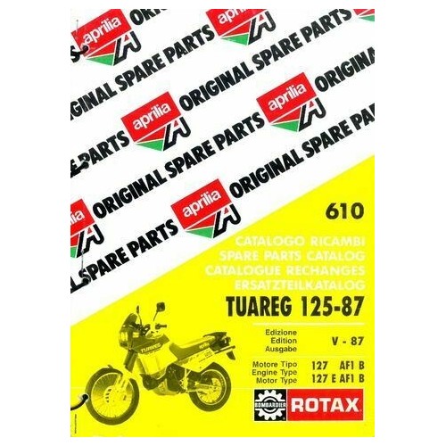 Catalogo ricambi Aprilia Tuareg 125...
