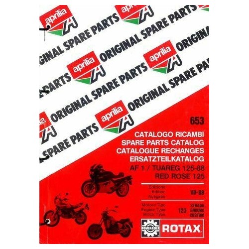 Catalogo ricambi Aprilia AF1 - Tuareg...