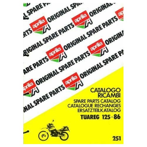 Catalogo ricambi Aprilia Tuareg 125...