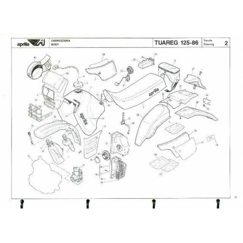 Catalogo ricambi Aprilia Tuareg 125...