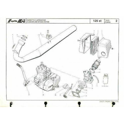 Catalogo ricambi Aprilia 125 ST