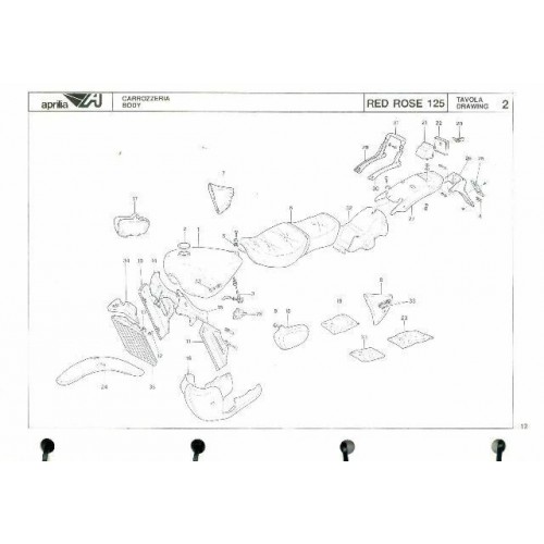 Catalogo ricambi Aprilia Red Rose 125