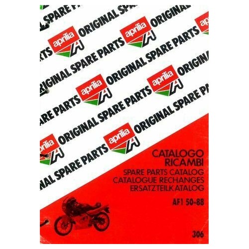 Catalogo ricambi Aprilia AF1 50 del 1988