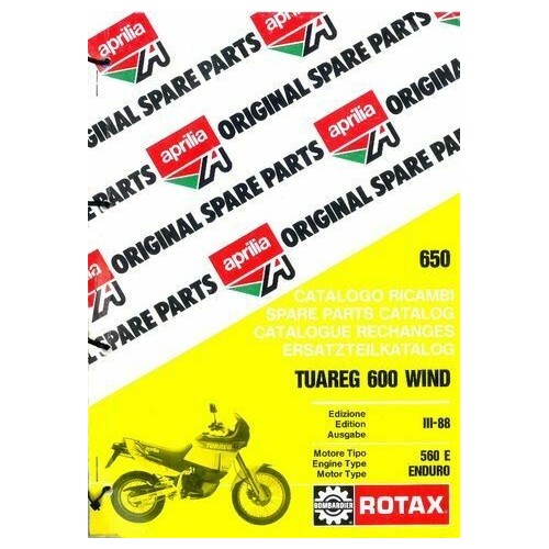 Catalogo ricambi Aprilia Tuareg 600 Wind