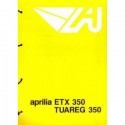 Catalogo ricambi Aprilia ETX e Tuareg 350