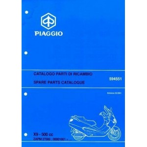 Catalogo ricambi Piaggio X9...