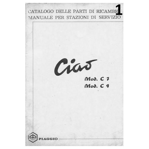 Catalogo ricambi Ciao C7 C9 Boxer...