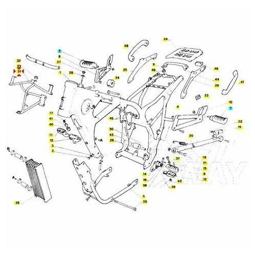 Telaietto portastrumenti Aprilia...