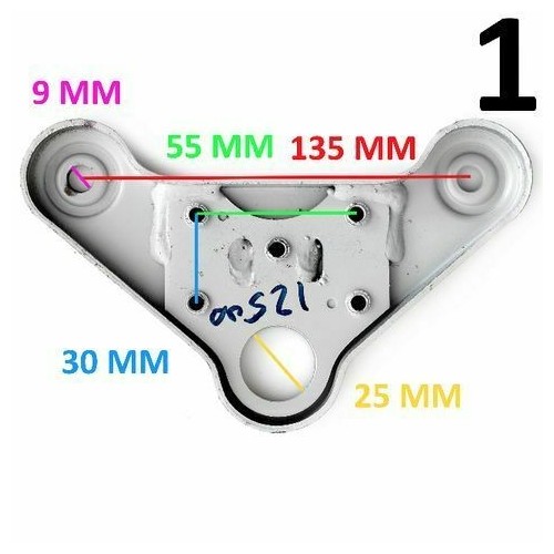 Piastra superiore forcella Garelli Vip