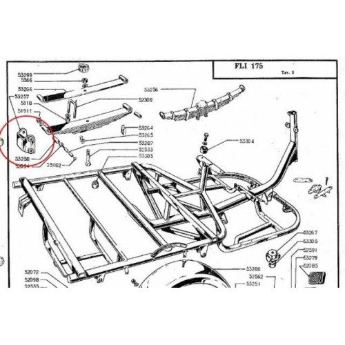 Staffa ammortizzatore posteriore...