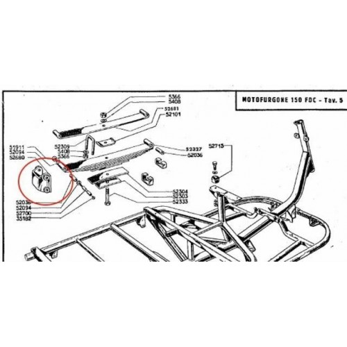 Staffa ammortizzatore posteriore...