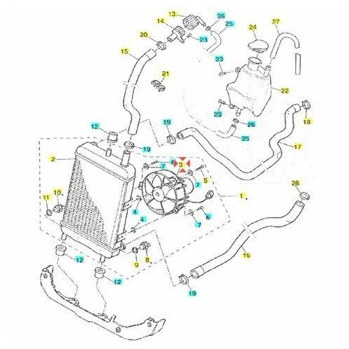 Elettroventola Yamaha Majesty MBK -...