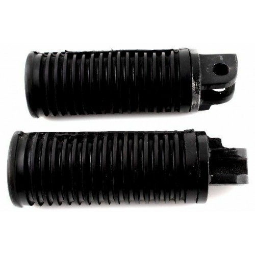 Coppia staffe poggiapiedi motocicli