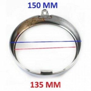 Cerchiello faro Honda CB 125 2