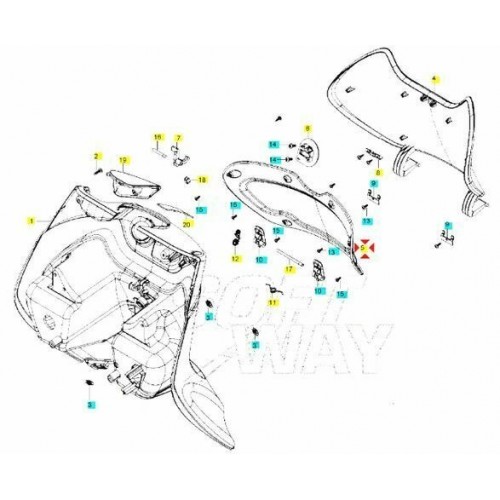 Controportello Piaggio Beverly 576794