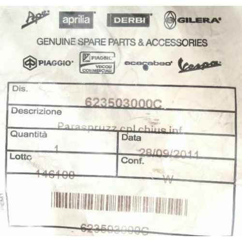 Parafango posteriore Piaggio Fly e...