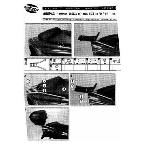 Portabauletto Nonfango Yamaha Breeze...