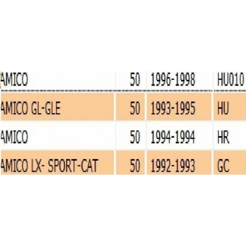 Controscudo anteriore Aprilia Amico...