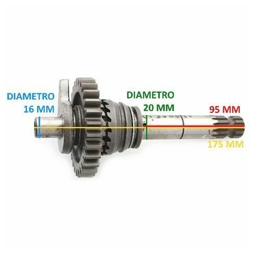 Albero messa in moto Gilera 125 328814