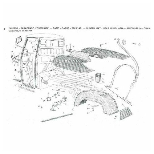 Catalogo ricambi APE P400V - P501 - P601