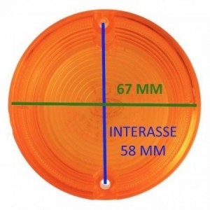 Vetro freccia arancione Cev... 2