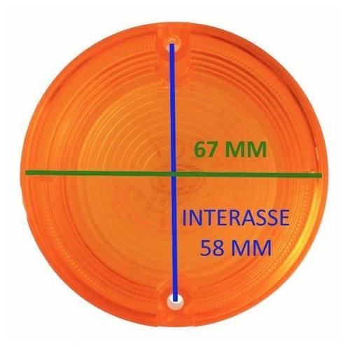 Vetro freccia arancione Cev 207