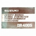 Manuale Suzuki DR 400 S