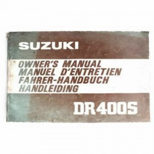 Manuale Suzuki DR 400 S