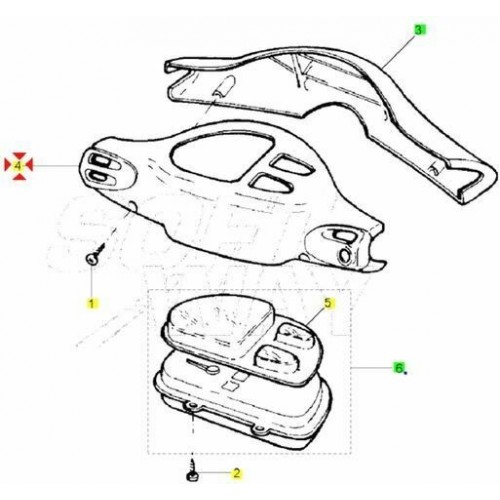 Coprimanubrio posteriore Piaggio...