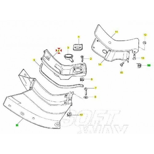 Cornice portello ispezione Piaggio...