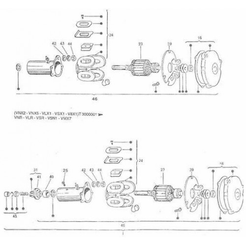 Coperchio motorino avviamento Vespa...