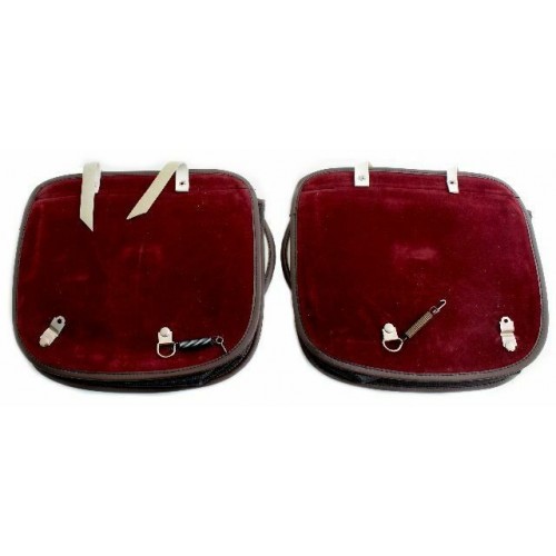 Coppia borse laterali per bici epoca