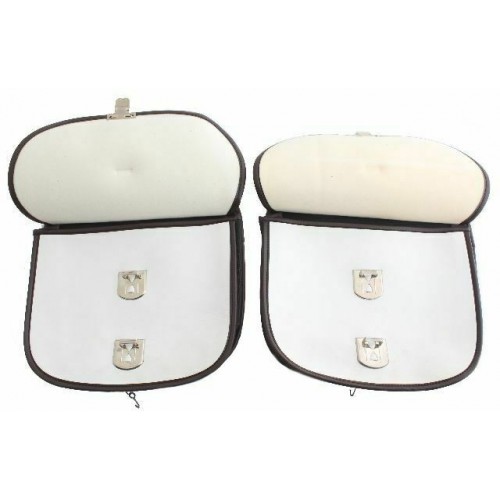 Coppia borse laterali per bici epoca