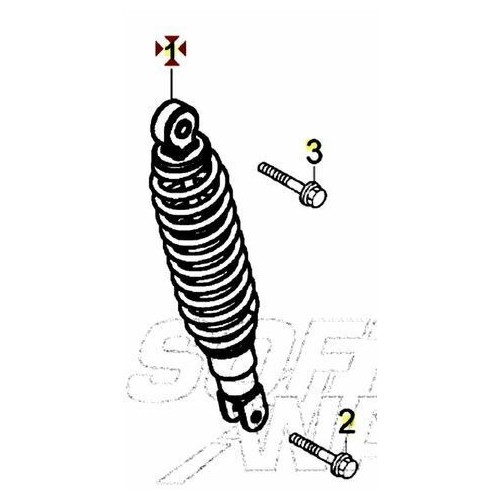Ammortizzatore posteriore Kymco...
